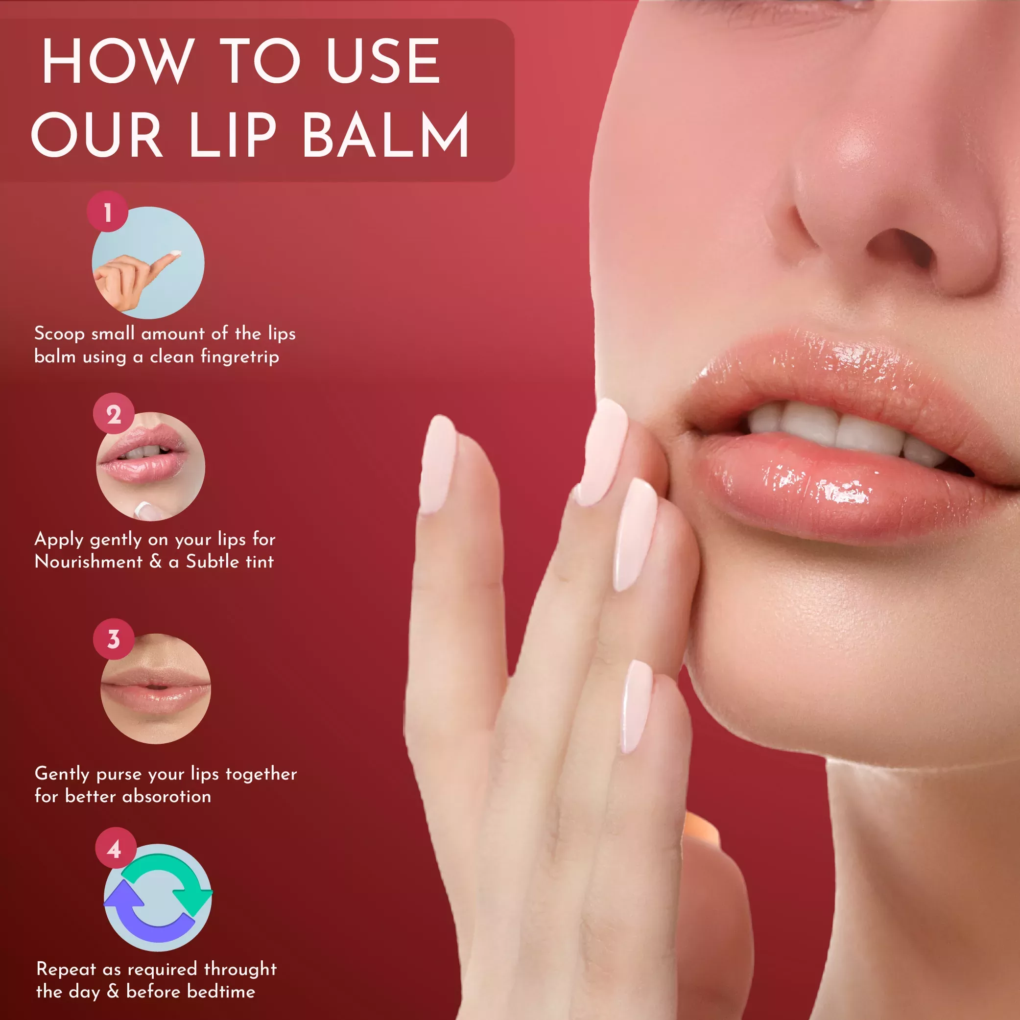 RBV B2B Cherry Lip Balm (8g)-24 Pcs.